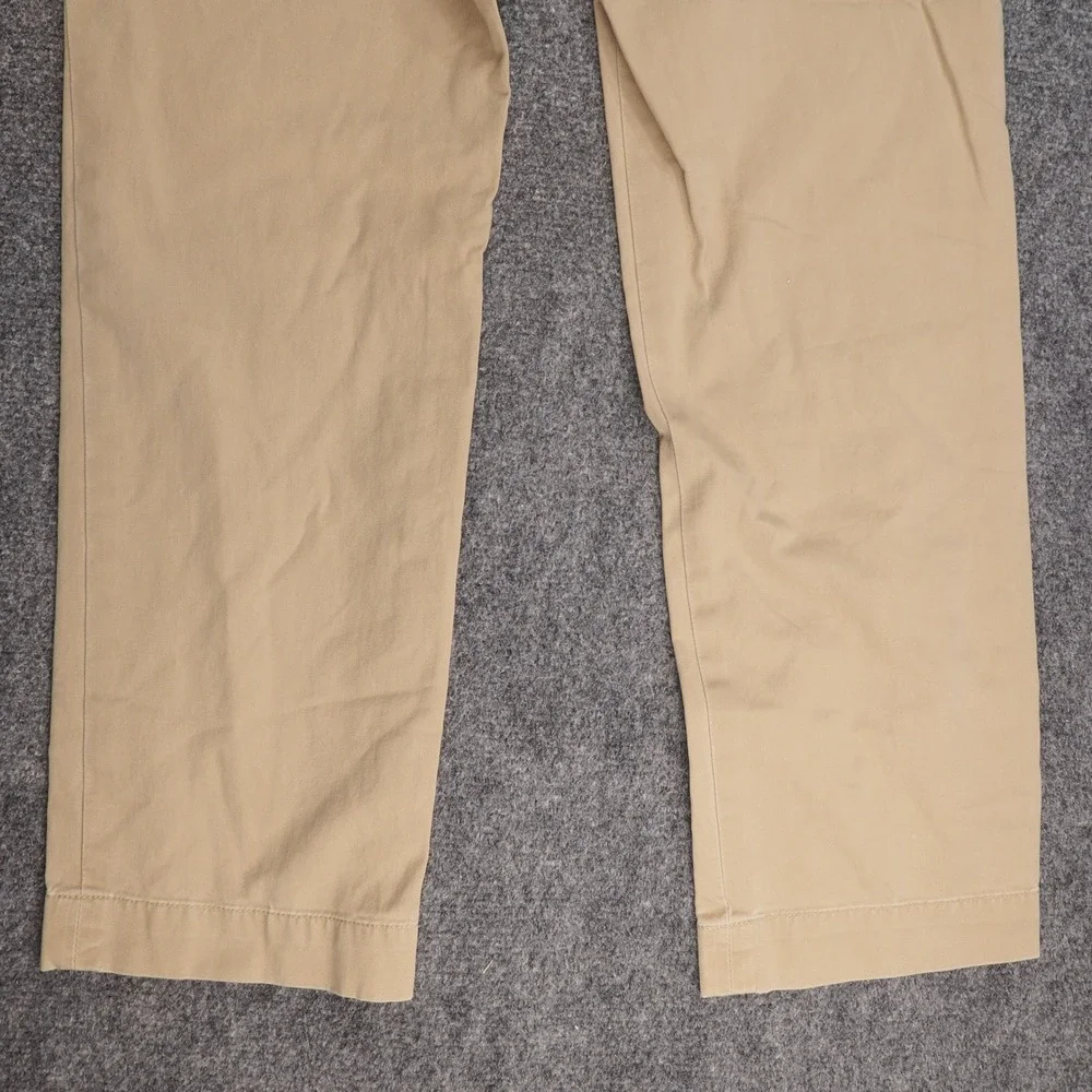 Polo Ralph Lauren Chino Pants Mens 34x30 Tan Stretch Slim Fit Preppy Casual